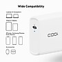 CODi 100W Wall USB-C Charger with USB2.0 EPR Braided Cable, White (A01118)~#|#~36CC4320-1F13-4AC1-B2CCDB64B4E284E6_sc7