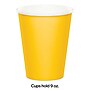 Creative Converting Touch of Color Paper Cups, 9 oz., School Bus Yellow, 240 Cups/Carton (561021B)~#|#~36CDF70F-151D-433D-93C31B467E6C12E9_sc7