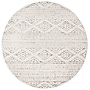 Safavieh Tulum Collection 4' Round Indoor Area Rug, Machine Made, Ivory/Grey (TUL272A-4R)~#|#~36CE470A-6D43-4E67-8E9B3B9358D87FA7_sc7