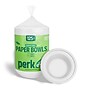 Perk™ Eco Compostable Paper Bowls, 12 Oz., White, 125/Pack (PK61285)~#|#~36CEAA60-397E-4669-BD4E7D40A4C2CDC2_sc7
