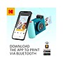 Kodak Smile+ 5 Megapixels Digital Instant Print Camera, Teal/Blue (RODSMPCAMBL)~#|#~36D5C4D9-6408-41F6-AD5E28958A149E15_sc7