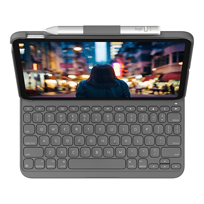 ⭐︎ Logi iPad Keyboard Cases SLIM FOLIOケース Amazon.com: Logitech Slim Folio Keyboard Case for iPad (7th