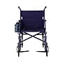 Medline Transport Wheelchair, Desk Lenth Arms, Navy (MDS808200KNM)~#|#~36DA223B-27C6-447B-95CB7A6E9A1647FE_sc7