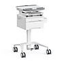 Mount-It! MedHub Mobile Medical Cart Workstation with Drawers and Locking Caster Wheels, White/Grey (MI-16004)~#|#~36DF58EC-7132-40AF-A19733B4F544512D_sc7