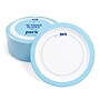 Perk™ 10" Heavy Duty Paper Plate, White/Blue, 65/Pack (53206)~#|#~36E226E0-ED38-4AAA-ADFD1303C96B8CD9_sc7