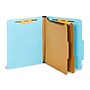 Staples® Recycled Pressboard Classification Folder, 2-Dividers, 2 1/2" Expansion, Letter Size, Light Blue, 20/Box (ST614616-CC)~#|#~36E8200D-94F6-47B2-A2CC8818E86D6AB5_sc7