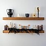 Nearly Natural Artificial Real Touch Halloween Black Norfolk Island Pine Garland, 4' (W1381)~#|#~36F093E9-C7C9-449A-A623F6F537B229BC_sc7