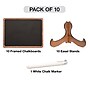 Excello Global Products Mini Chalkboards, 2.9" x 3.9", 10/Pack (MINICHLK)~#|#~36F6C058-B3DF-429D-90378EF7178E33C7_sc7