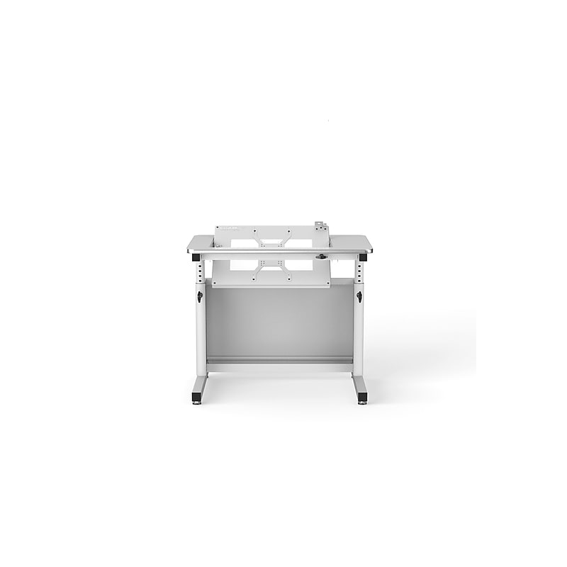 VersaDesk Revolution 36"W Manual Adjustable Standing Computer Table, White (RST3624-WW) image 1