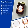 Avery TrueBlock Laser/Inkjet Decorative Edge Multipurpose Labels, 2-1/2" x 2-57/64", White, 300/Box (94121)~#|#~36FAD76E-1440-4CC0-B2F24782FF8851AE_sc7