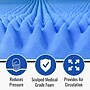 DMI Convoluted Twin Bed Pad, 72"L x 33"W x 4"H, Blue (552-7940-0000)~#|#~370044BA-77DA-4E95-AEEC59BD27EE3280_sc7