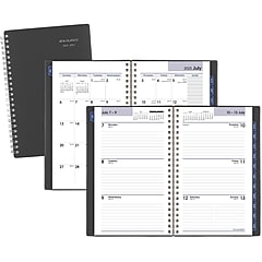 2012 Staples® Weekly/Monthly Planner, Black Plastic, 4 7/8