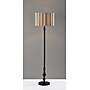 Adesso Claret 59.75"H Black Floor Lamp with Off-White Fabric Shade (3274-01)~#|#~370DBB3D-487C-46B2-AB7A98B01D093999_sc7