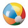 Economy 12" Beach Ball, Multicolored, 12/Pack (SL975)~#|#~37122D00-1C9E-4578-9B3A44A906A4116F_sc7