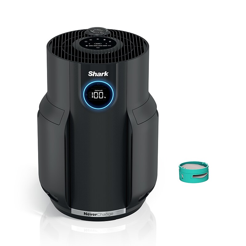Shark Never Change HEPA Tower Air Purifier, Charcoal Grey (HP152) image 1