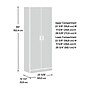 Sauder Select 60"H Storage Cabinet with 3 Shelves, White (433286)~#|#~371AD4B3-B465-430B-9AA78375A0B67E0B_sc7