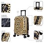 InUSA Prints 22.88" Hardside Suitcase, 4-Wheeled Spinner, TSA Checkpoint Friendly, Cheetah Animal Print (IUAPC00S-CHE)~#|#~371EA869-C6E5-44DB-85528BF7EA1A95F9_sc7