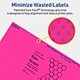 Avery Laser/Inkjet Rectangle Multipurpose Labels, 2.5" x 4", Neon Magenta, 60/Pack (94245)~#|#~371FB6CA-155F-4083-923CAC1D2F7E3EA7_sc7