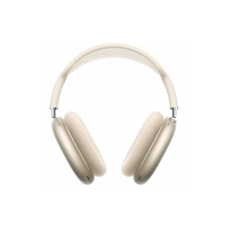 Apple AirPods Max Wireless Active Noise Canceling Over-Ear Headphones, Bluetooth, Starlight (MWW53AM/A) image 1