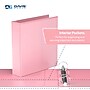 Davis Group Standard View 2" 3-Ring Binders, Assorted Pastel Colors, 4/Pack (7412-88-04)~#|#~372446CE-56F1-40CD-A4181A0A4E443A7F_sc7