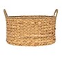 Household Essentials Round Handwoven Water Hyacinth and Seagrass Basket with Handles, Natural (HE1189)~#|#~37247D75-BD9C-4E81-999A5CD343298827_sc7