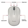 Staples TECH Wireless Keyboard and Optical Mouse Combo, Warm White (ST63812)~#|#~3724BE48-9076-48B7-B9E94D33B9AECEEA_sc7