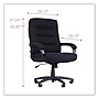 Alera® Kësson Series Fixed Arm Fabric Swivel Computer and Desk Chair, Black (12010-01D)~#|#~592ECD1A-FBF0-4747-BC75D00456B069F6_sc7