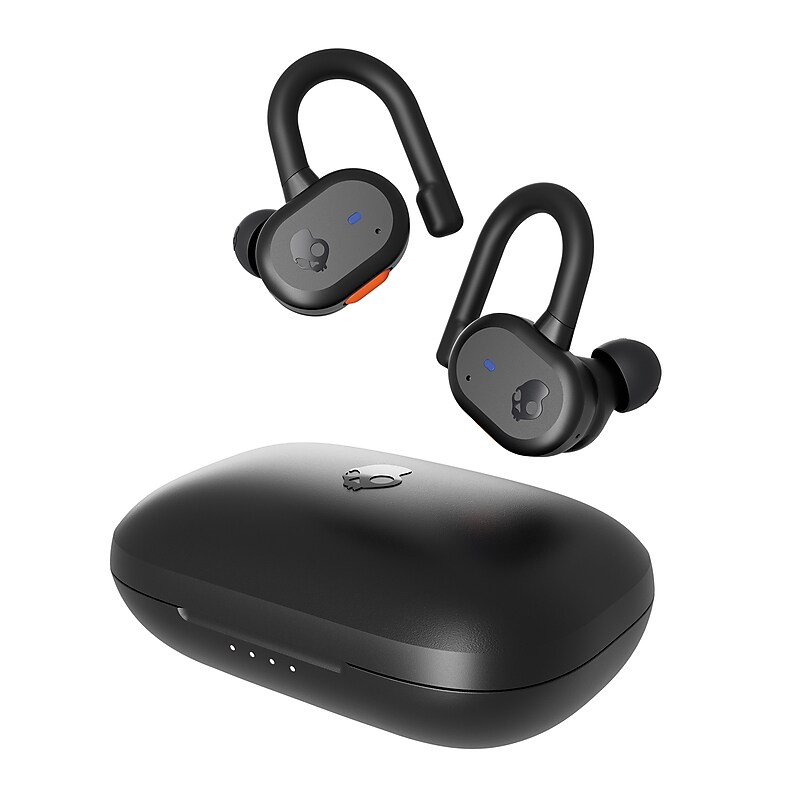 Skullcandy Push Active True Wireless Stereo Earbuds with Microphone, Bluetooth, True Black (S2BPW-P740) image 1