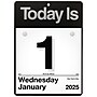 2027 AT-A-GLANCE Today Is 6.63" x 9.13" Daily Wall Calendar, White/Black (K1-00-27)~#|#~372B4717-9F11-420F-A5720717EA2CD2CE_sc7