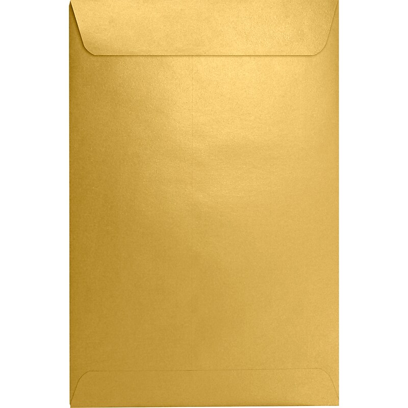 LUX 6 x 9 Open End Envelopes, Gold Metallic, 500/Box (1644-07-500) image 1