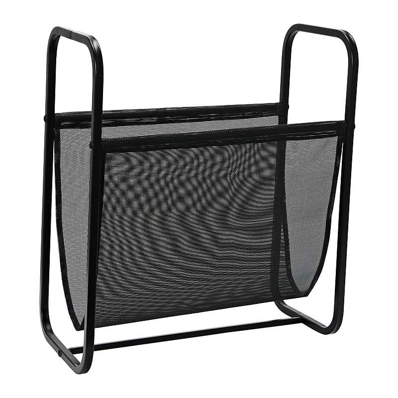 Household Essentials Mesh Magazine Rack, Black (6849-1) image 1