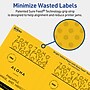 Avery Laser/Inkjet Rectangle Multipurpose Labels, 5" x 3.5", Bright Yellow, 40/Pack (94256)~#|#~3730AA64-5BED-467A-8D2CC8147AC05EEE_sc7