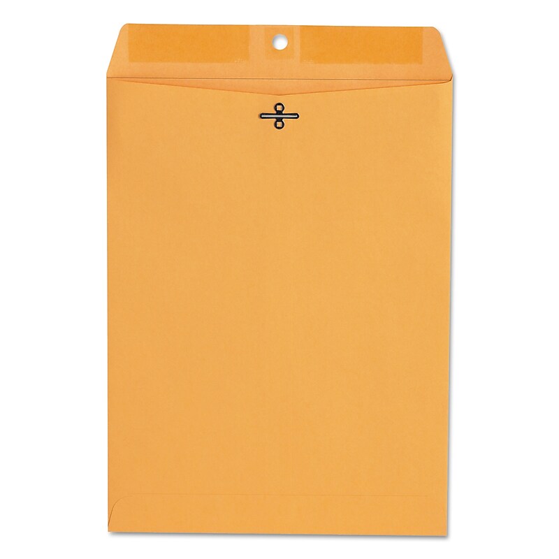 Universal Kraft Clasp Envelope Side Seam 28lb 9 x 12 Light Brown 100/box  (AZRUNV35264) image 1