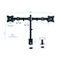 Rocelco 37.5" Height Adjustable Standing Desk Converter with Dual Monitor Mount, Sit Stand Up Riser, Black (R DADRB-DM2)~#|#~3737ABAE-4BC8-4131-8DEF2E41B6E06CB0_sc7