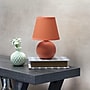 Simple Designs 8.66" LED Table Lamp, Orange (LT2008-ORG-LB)~#|#~3738B91C-C931-48DC-B11FBFD67B7E0C0F_sc7