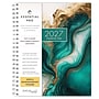 2027 Excello Brands Essential Pro 8.5" x 11" Weekly & Monthly Planner, Teal Gold Marble (ESPRO-CY27-8511-54)~#|#~3739E49B-2085-47AB-9FD60F7344204226_sc7