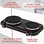 Brentwood 1,100-Watt Cast-Iron Countertop Electric Double Burner, Black (TS-332BK)~#|#~373E3BE2-D73E-4C15-92E3B01A686AE7A3_sc7