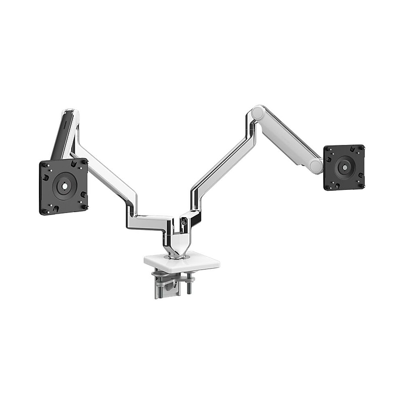 Humanscale Dual Monitor Arm, Polished Aluminum (X22DBW) image 1