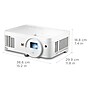 ViewSonic 3000 ANSI Lumens WXGA LED Projector with Vertical Keystone, 360 Degree Angle, White (LS510WH-2)~#|#~37435F7D-10C5-4239-B4B11FF744448E56_sc7
