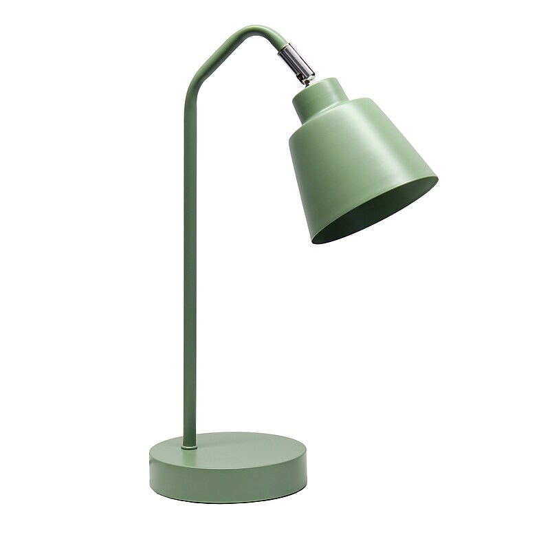 Simple Designs Sleek Essentials LED Desk Lamp, 16", Sage Green (LD1077-SGE) image 1