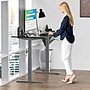 Uncaged Ergonomics Rise Up 24"-49"H Electric Adjustable Height Standing Desk with Black Bamboo Desktop (Rugbk)~#|#~3744B0BC-1A3A-4E09-8E22ECC99F7B5702_sc7