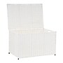 Household Essentials 125.6 Quart Sturge Chest, Wicker, Arctic White (ML-7165)~#|#~374D7F56-B3D0-48BC-B2B306A6289424BD_sc7