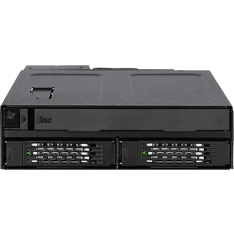 Icy Dock ToughArmor 2.5" SATA Hard Drive Enclosure, SSD/HDD, Black (MB602SPO-B) image 1