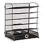 Mind Reader Metal Desk Organizer, Black (VFILEDR-BLK)~#|#~374E2055-1B3A-4ABB-A3CC14829999F226_sc7