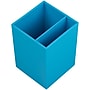 JAM PAPER Plastic Pen Holder, Blue (341bus)~#|#~374EAE00-22B1-4F51-A4E0CF5B7BA36996_sc7