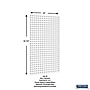 Triton Products LocBoard Kit, (2) 24" x 42-1/2" x 9/16" Steel Square Hole Pegboards, 63 Assorted Hooks (LB2-KIT) ~#|#~374F2B70-7094-4D27-AD1AD731E1E8AAB0_sc7