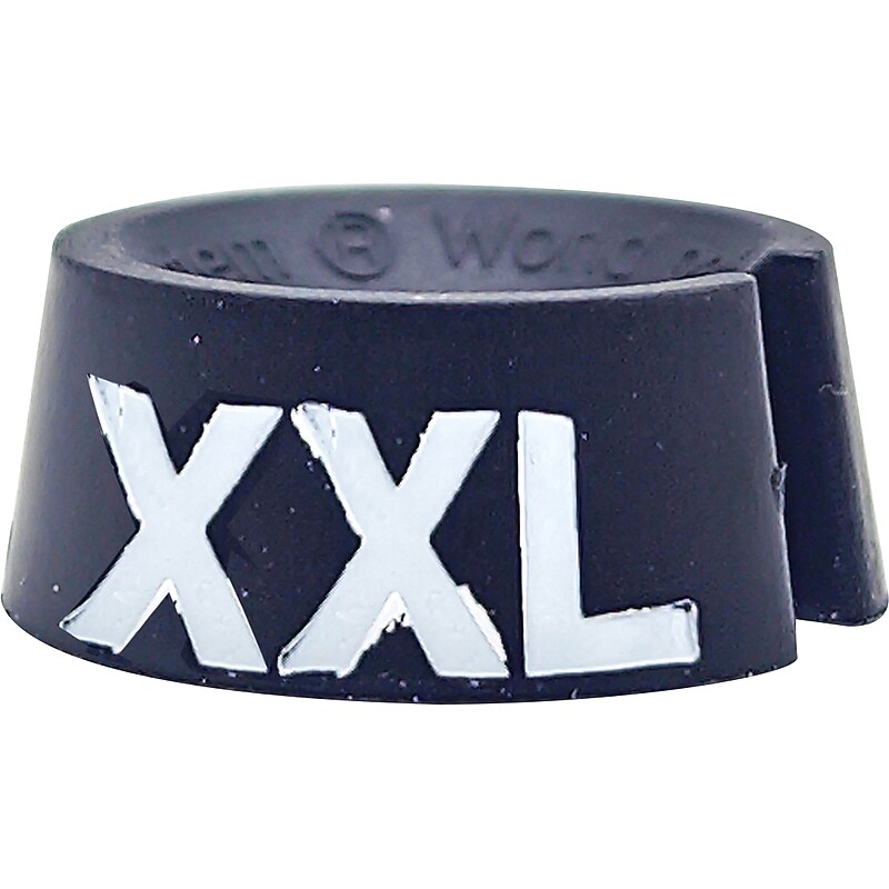 Nahanco Plastic Size Marker, XXL, Black/White, 25/Pack (SM25XXLBW) image 1