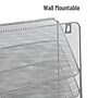 Mind Reader 7-Compartment Metal Desk Shelf, Silver (MAGROUND-SIL)~#|#~375CF8B7-A5F7-4B4B-A8D888CCE4066377_sc7