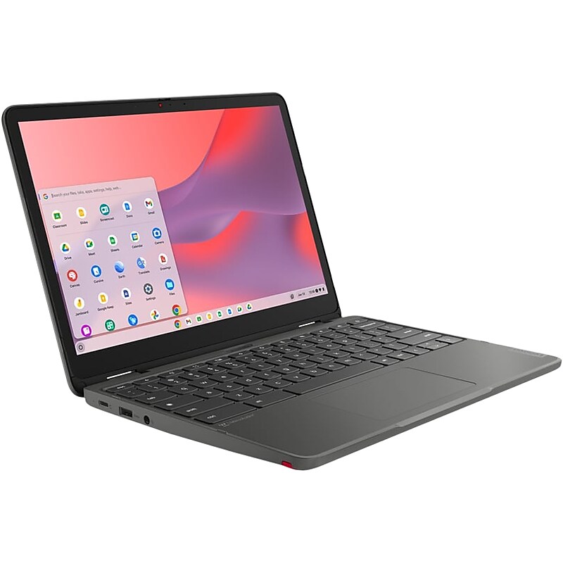 Lenovo 500e Yoga 12.2" Chromebook, Intel N100, 4GB Memory, 32GB eMMC, ChromeOS (82W4000AUS) image 1