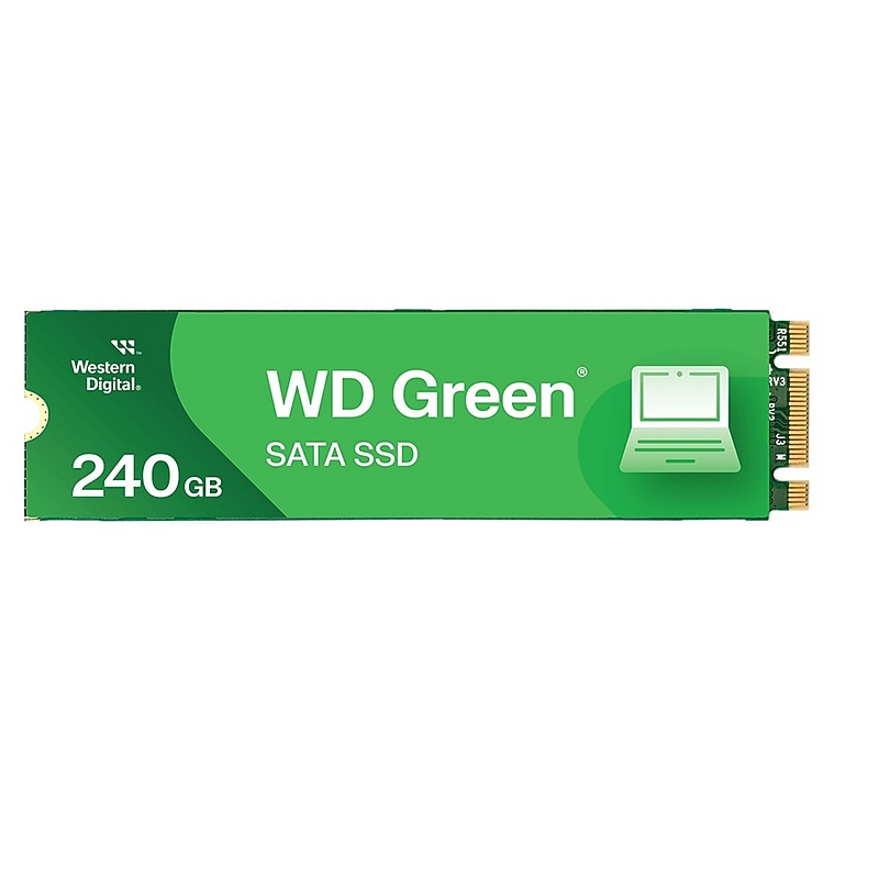 SanDisk Green 240GB M.2 SATA Internal Solid State Drive, SLC (WDS240G3G0B-00BJF0) image 1